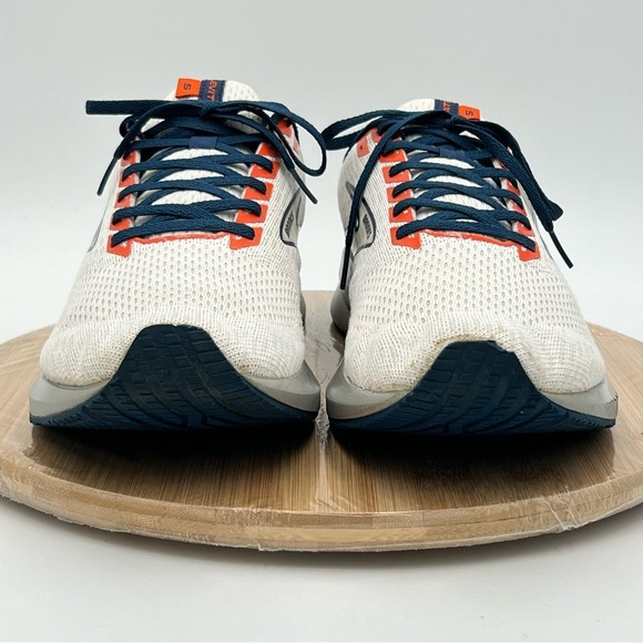 Brooks Running Men’s Levitate 5 White Orange Navy Size 13 - Picture 4 of 15